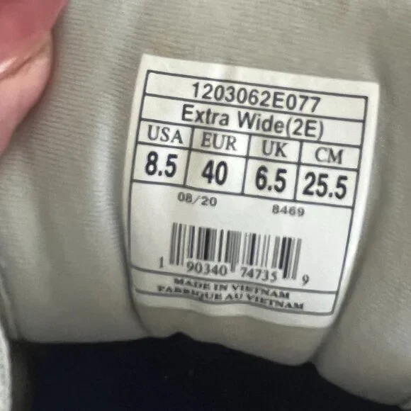 Brooks Addiction 14 Womens Pre-owned Two Tone Gray Running Sneakers - sz 8.5 EE - Picture 8 of 8